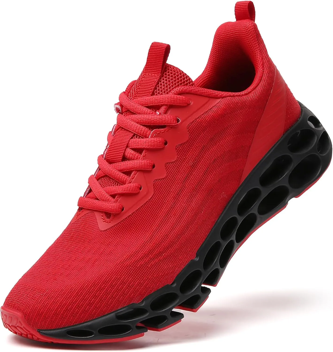 TSIODFO Men Running Shoes Lightweight Gym Workout Walking Shoes