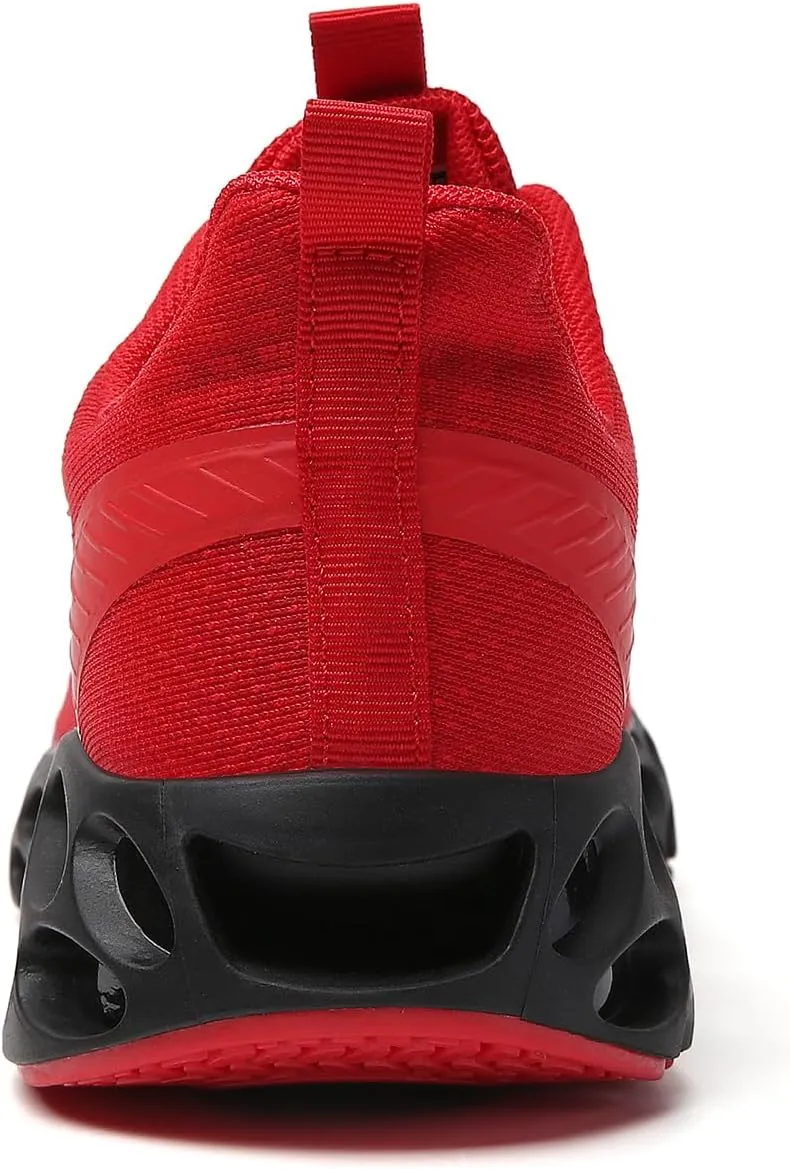 TSIODFO Men Running Shoes Lightweight Gym Workout Walking Shoes