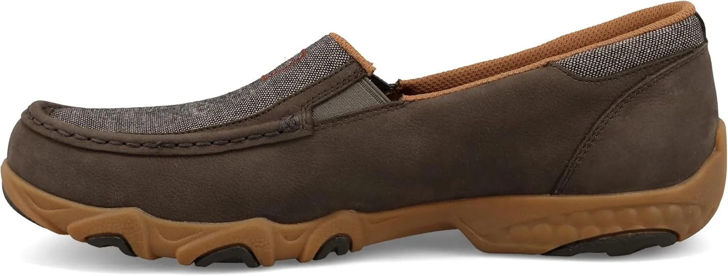 Twisted X Men's Cellstretch Casual Slip-on Leather Shoes Driving Style Loafer