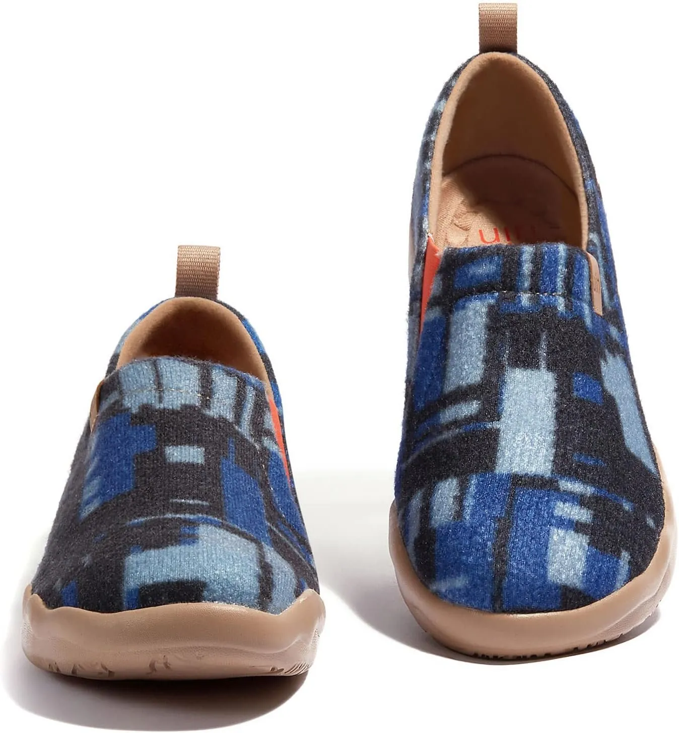 UIN Men's Art Travel Walking Shoes Slip On Casual Lightweight Wide Toe Chunky Fashion Sneaker Toledo Ⅱ
