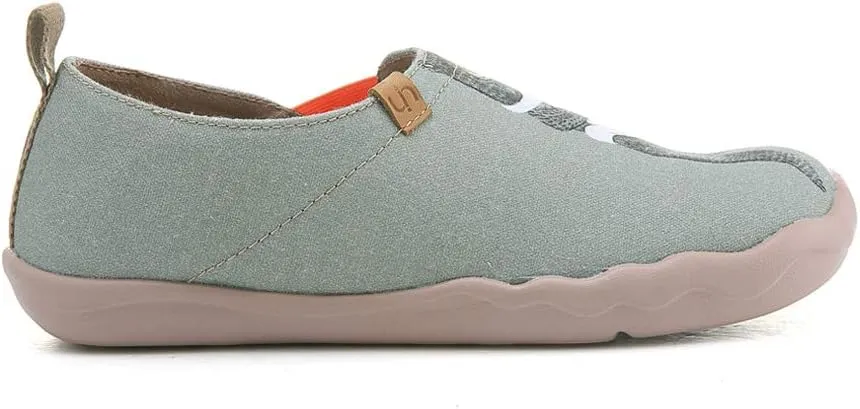 UIN Men's Walking Travel Shoes Slip On Canvas Casual Loafers Lightweight Comfort Fashion Sneaker Happy Doggies