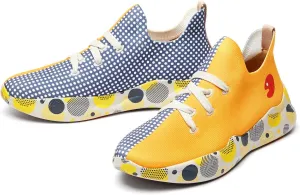 UIN Women's Fashion Sneakers Lightweight Walking Casual Slip Ons Comfortable Art Painted Athletic Travel Shoes