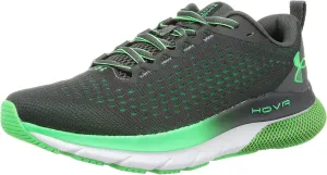 Under Armour UA HOVR Turbulence Men's Running Shoes, Jet Gray / Halo Gray / Extreme Green, 28.0 cm