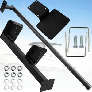 Universal Boat Trailer Steps with Handle Fit for Bass Boats, Pontoon Boats, Hunting Boats, etc