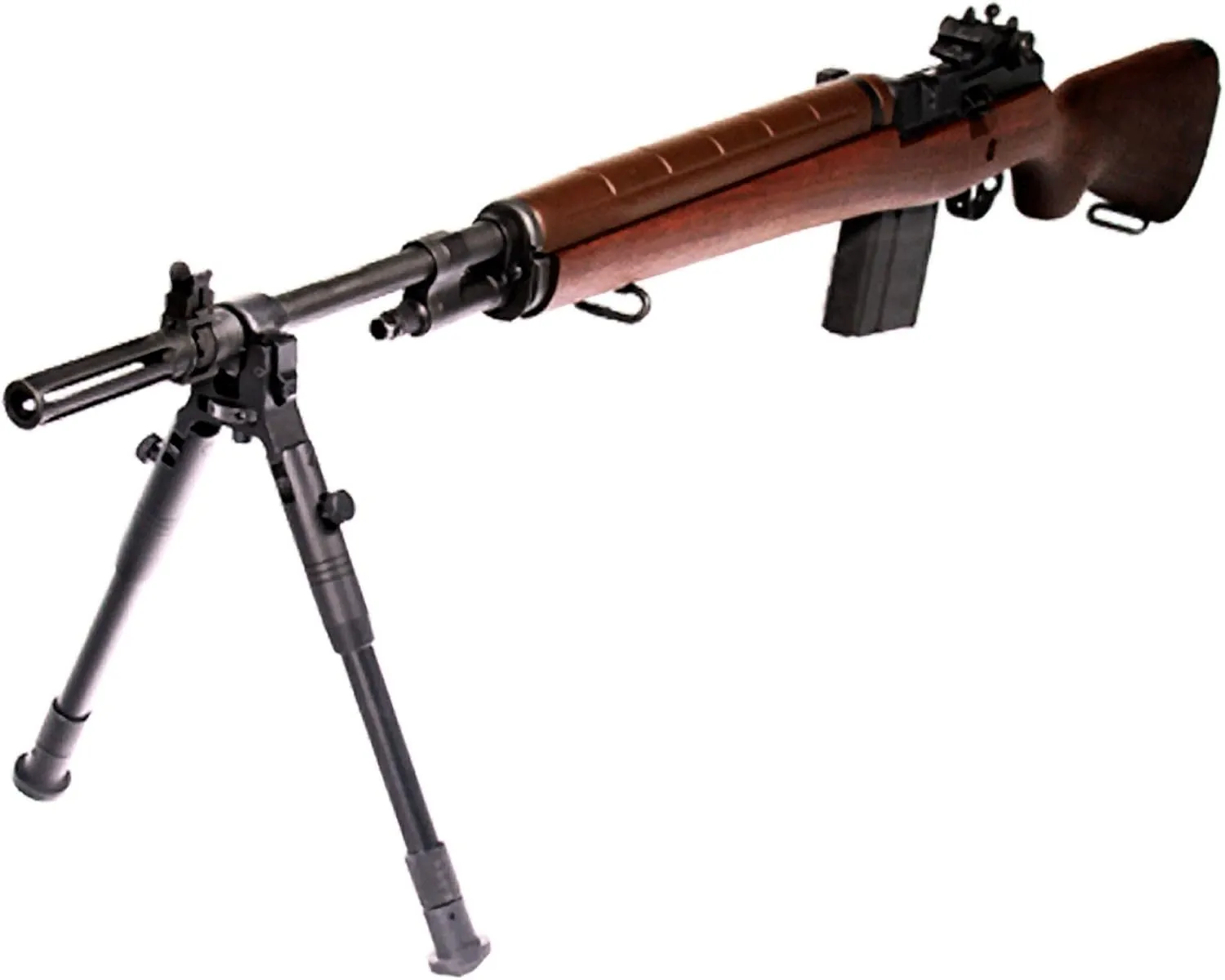 UTG New Gen Reinforced Clamp-on Bipod, Cent Ht 6.2"-6.7"