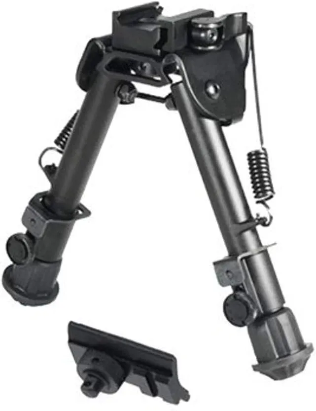 UTG Tactical OP Bipod, QD Lever Mount, Height 5.9"-7.3",Black