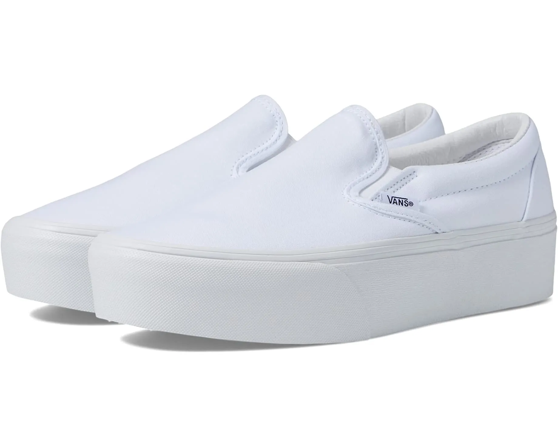 Vans Women's Casual Sneaker 9.5 Canvas True White