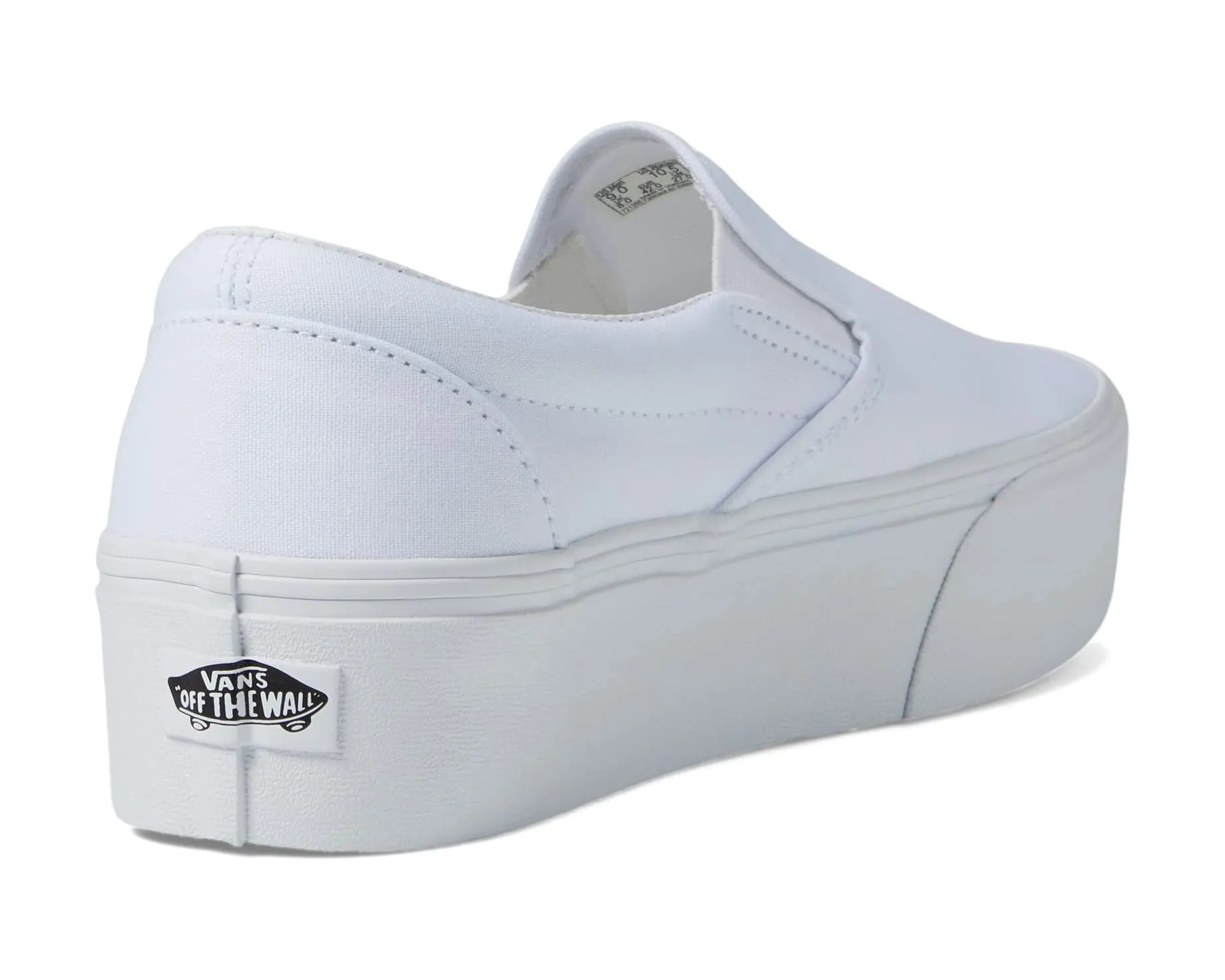 Vans Women's Casual Sneaker 9.5 Canvas True White