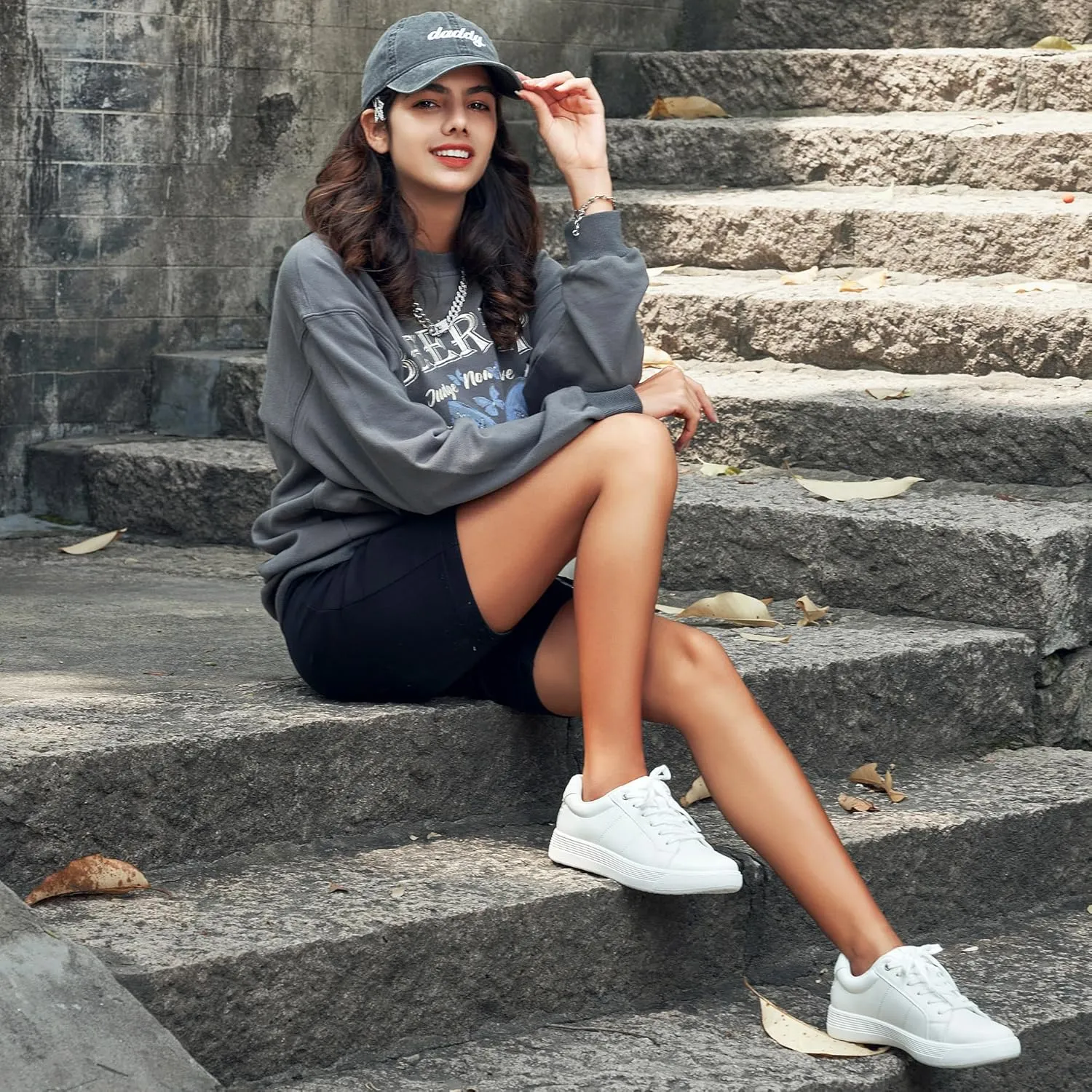 Vepose White Sneakers 8013 Casual Fashion Comfortable Classic Shoes for Walking