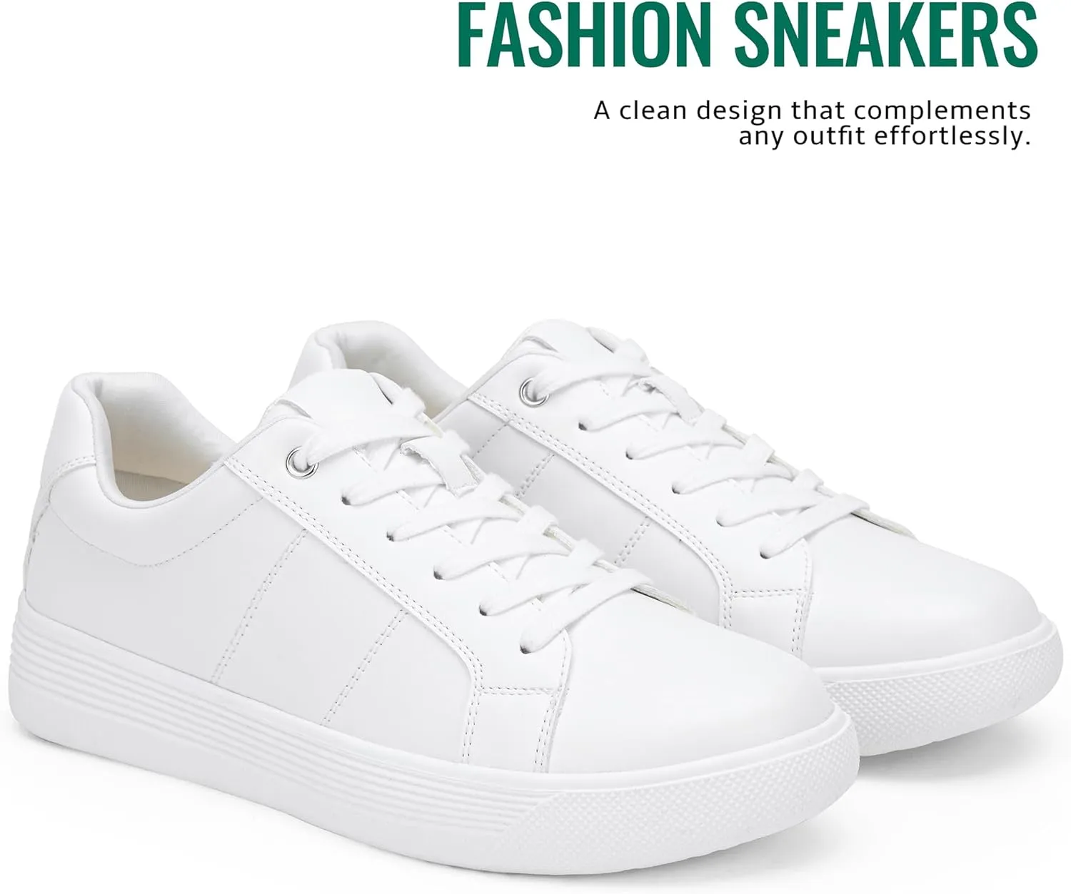 Vepose White Sneakers 8013 Casual Fashion Comfortable Classic Shoes for Walking