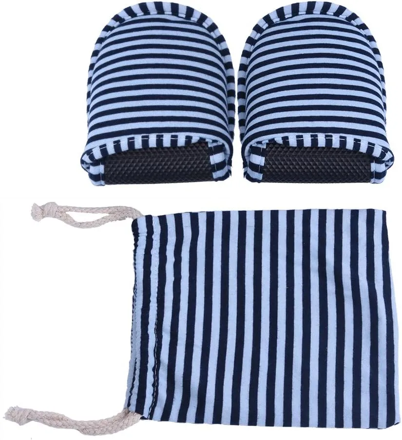 VGEBY Travel Portable Foldable Reusable Indoor Soft Cotton Anti-Slip Slippers for Home Hotel House Slippers