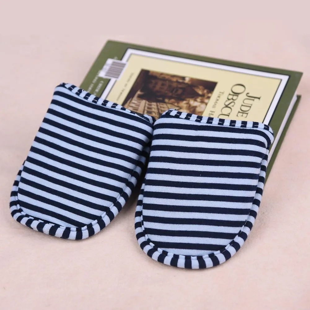 VGEBY Travel Portable Foldable Reusable Indoor Soft Cotton Anti-Slip Slippers for Home Hotel House Slippers