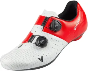 Vittoria 2023 Veloce Performance Road Shoes, White/Red