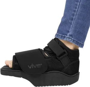 Vive Offloading Post-Op Shoe - Forefront Wedge Boot for Broken Toe Injury - Non Weight Bearing Medical Recovery for Foot Surgery, Hammer Toes, Bunion, Feet, Orthopedic (Large)