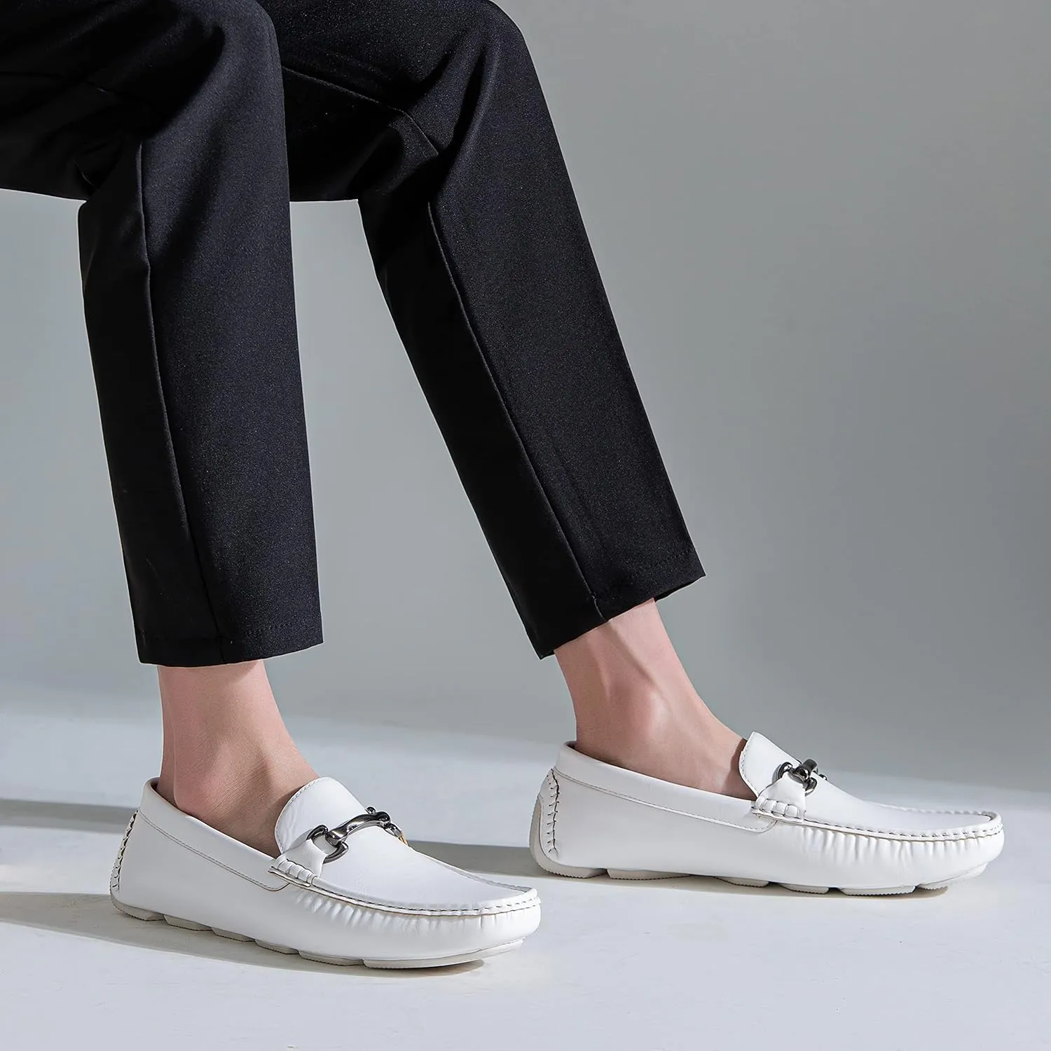 Vostey Men's Loafers Slip on Shoes Loafers Driving Loafers Casual Penny Loafers for Men