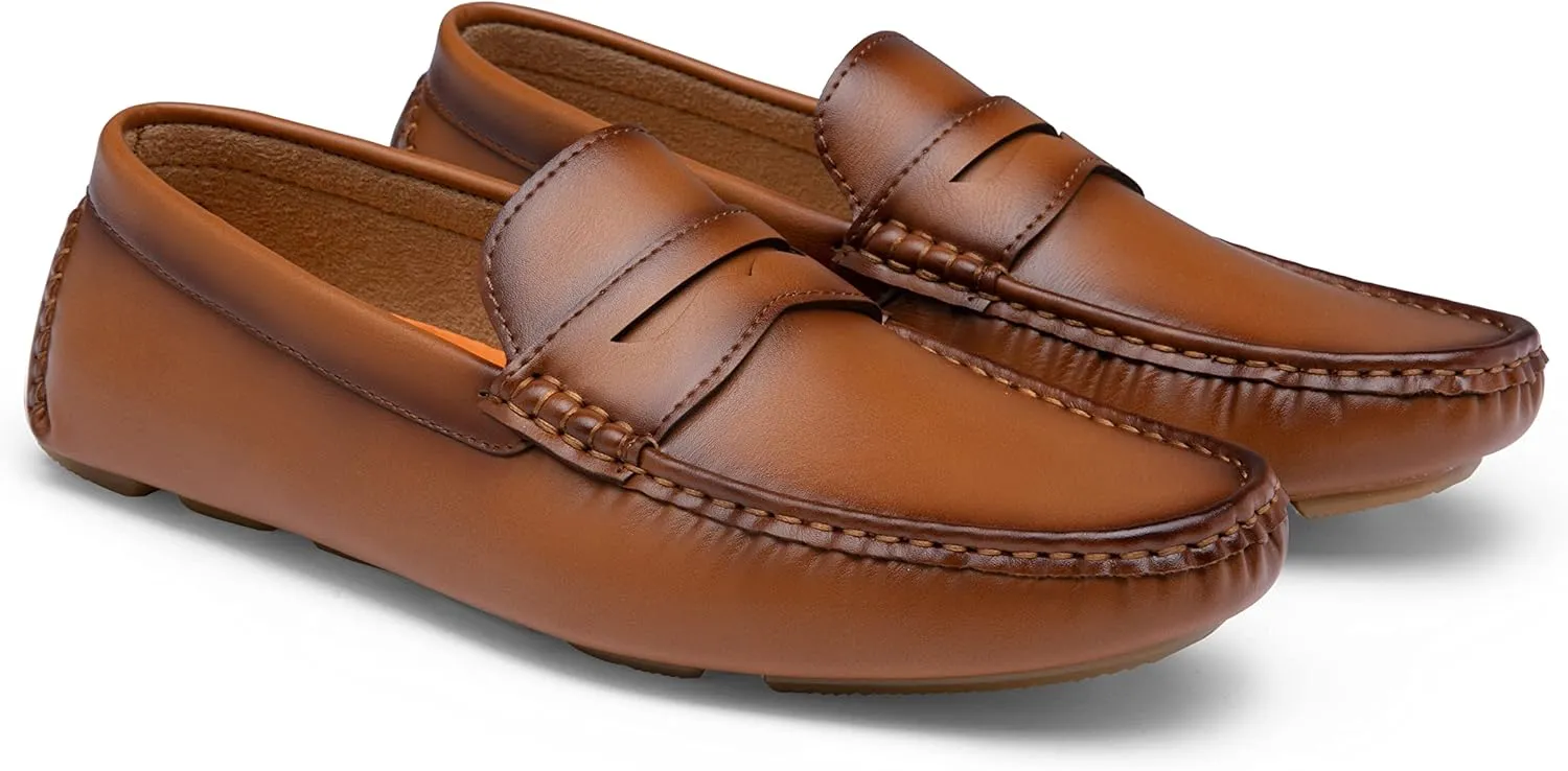 Vostey Men's Loafers Slip on Shoes Loafers Driving Loafers Casual Penny Loafers for Men