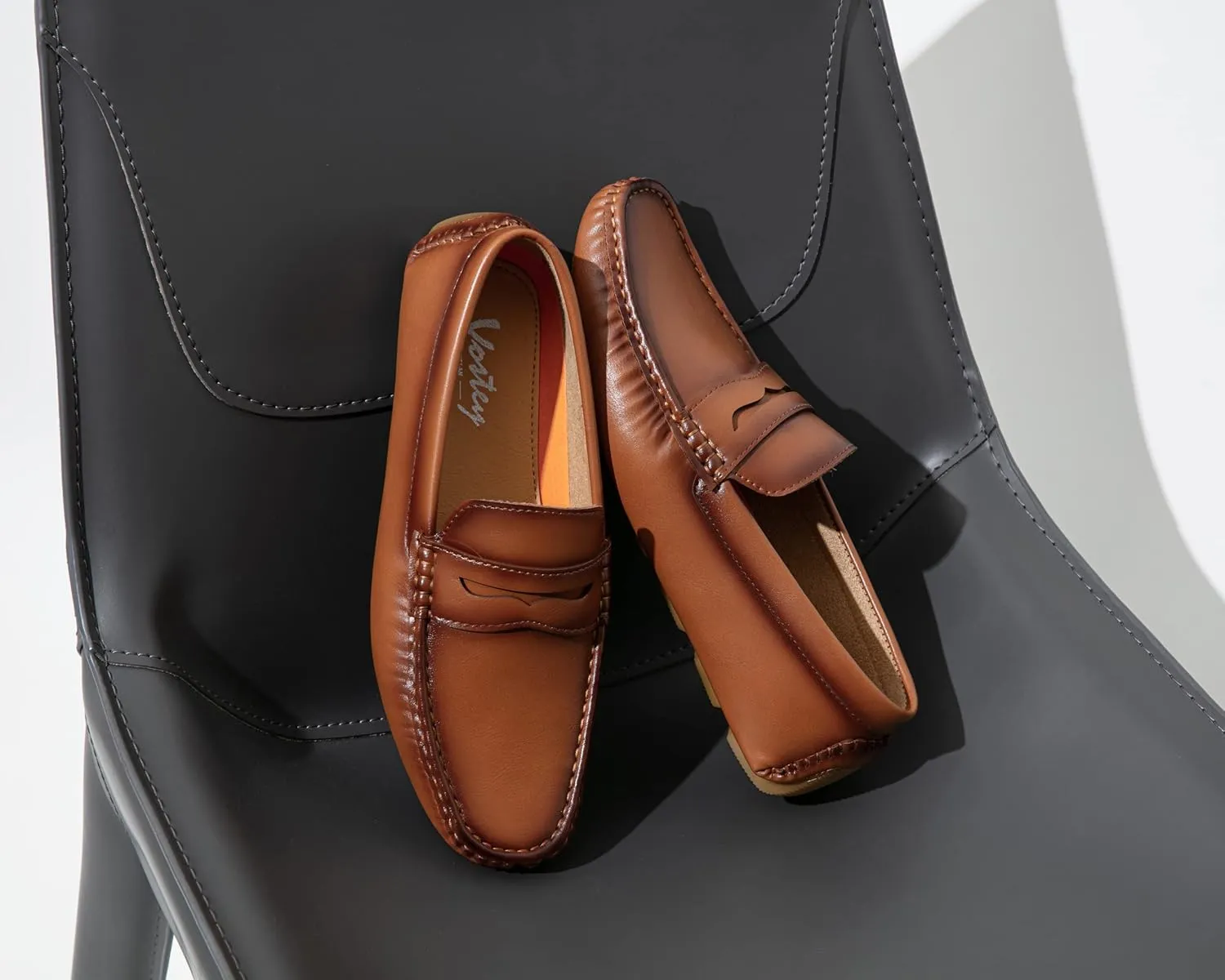 Vostey Men's Loafers Slip on Shoes Loafers Driving Loafers Casual Penny Loafers for Men