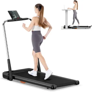 Walking Pad Treadmill, Under Desk Treadmill for Home & Office, Wide Running Belt, Remote Control, Installation Free, Easy to Move, 300 LB Capacity
