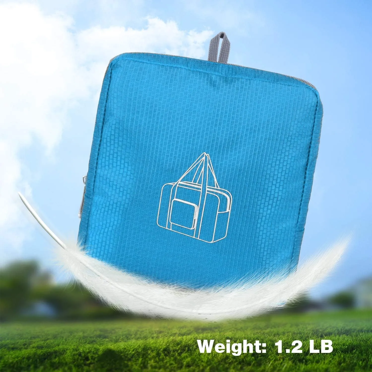 WANDF Foldable Travel Duffel Bag 60-120L Duffle Carry on for Women and Men