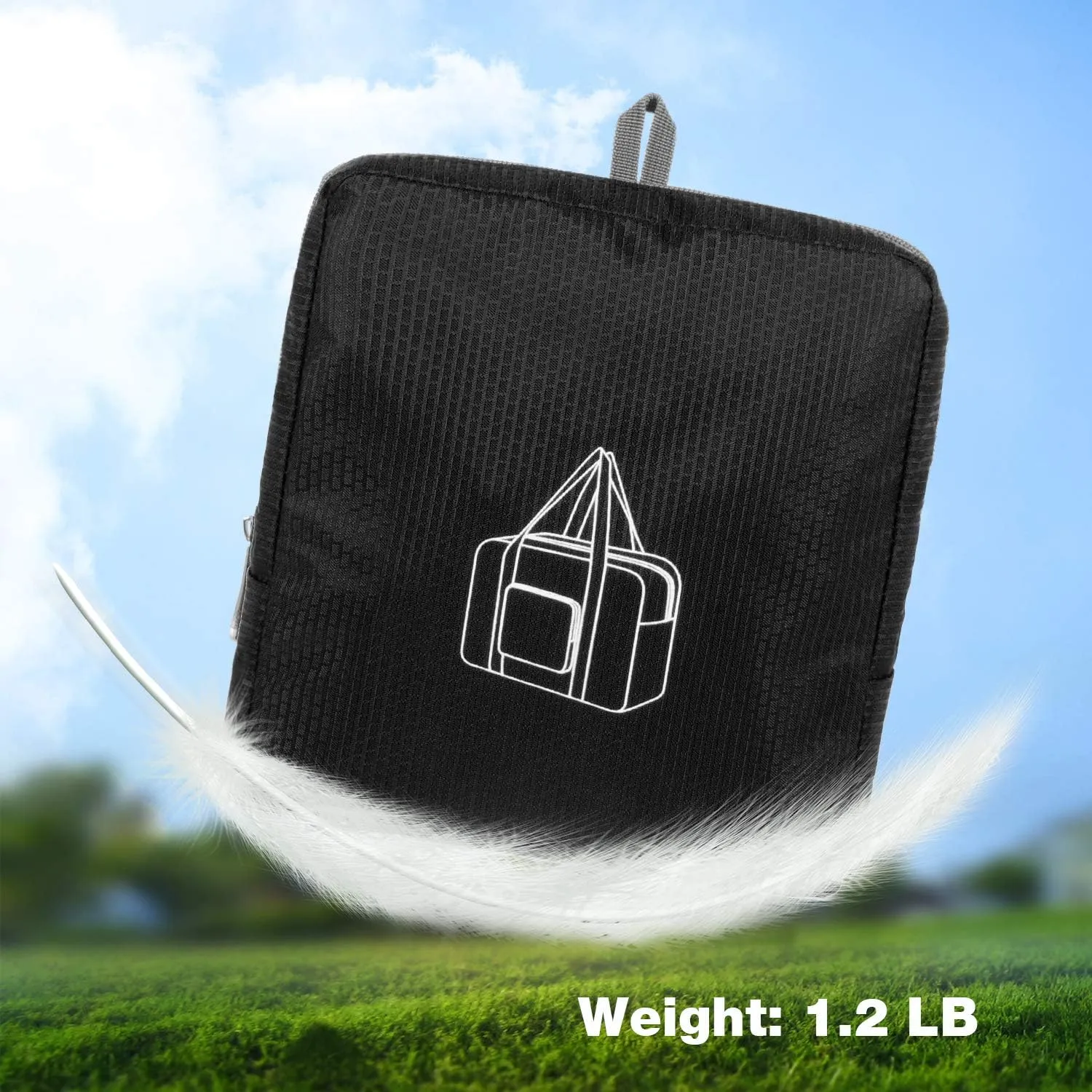 WANDF Foldable Travel Duffel Bag 60-120L Duffle Carry on for Women and Men