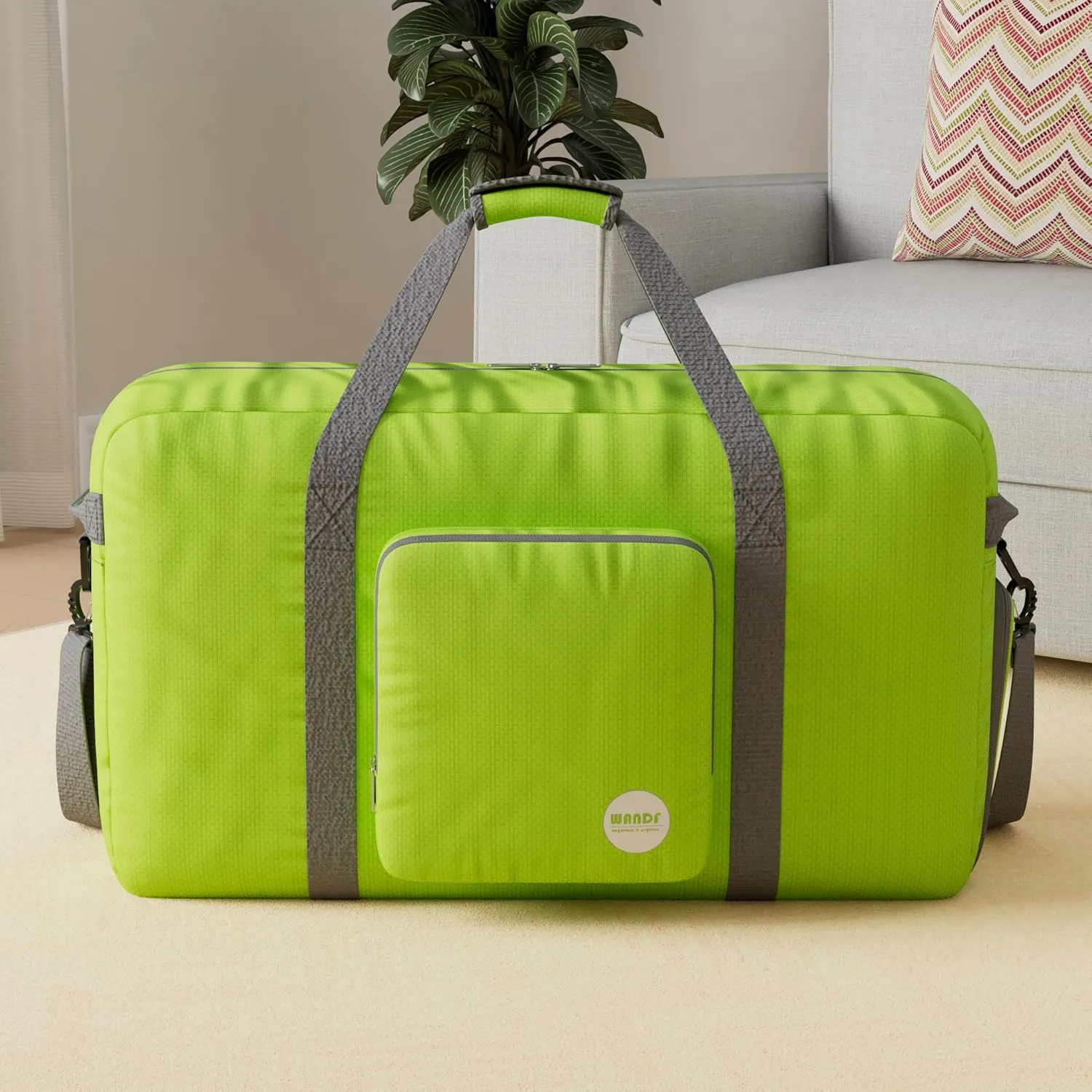 WANDF Foldable Travel Duffel Bag 60-120L Duffle Carry on for Women and Men