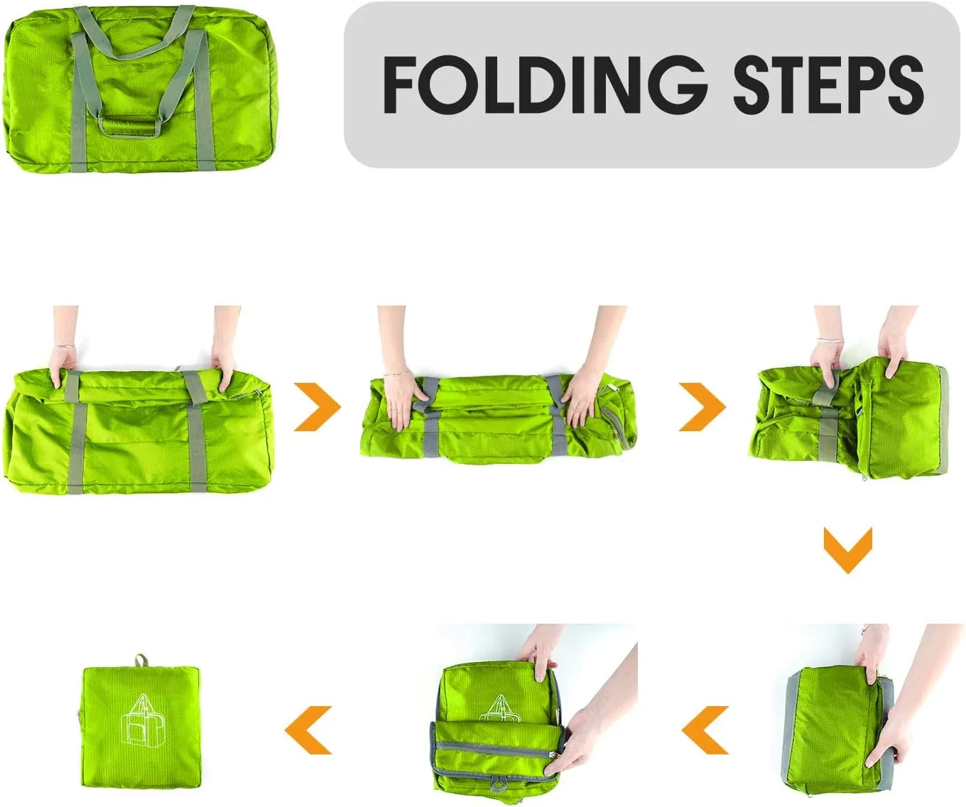 WANDF Foldable Travel Duffel Bag 60-120L Duffle Carry on for Women and Men