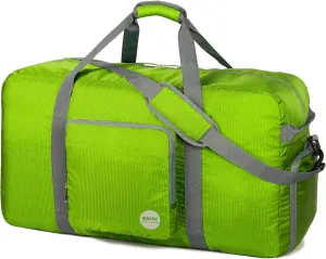 WANDF Foldable Travel Duffel Bag 60-120L Duffle Carry on for Women and Men