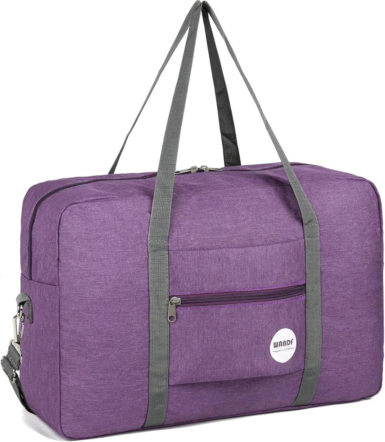 WANDF For Spirit Airlines Personal Item Bag 18x14x8 Travel Duffel Bag Underseat Foldable Carry-on Luggage for Women