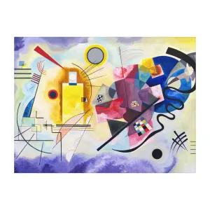 Wassily Kandinsky Yellow-Red-Blue Floor Mat