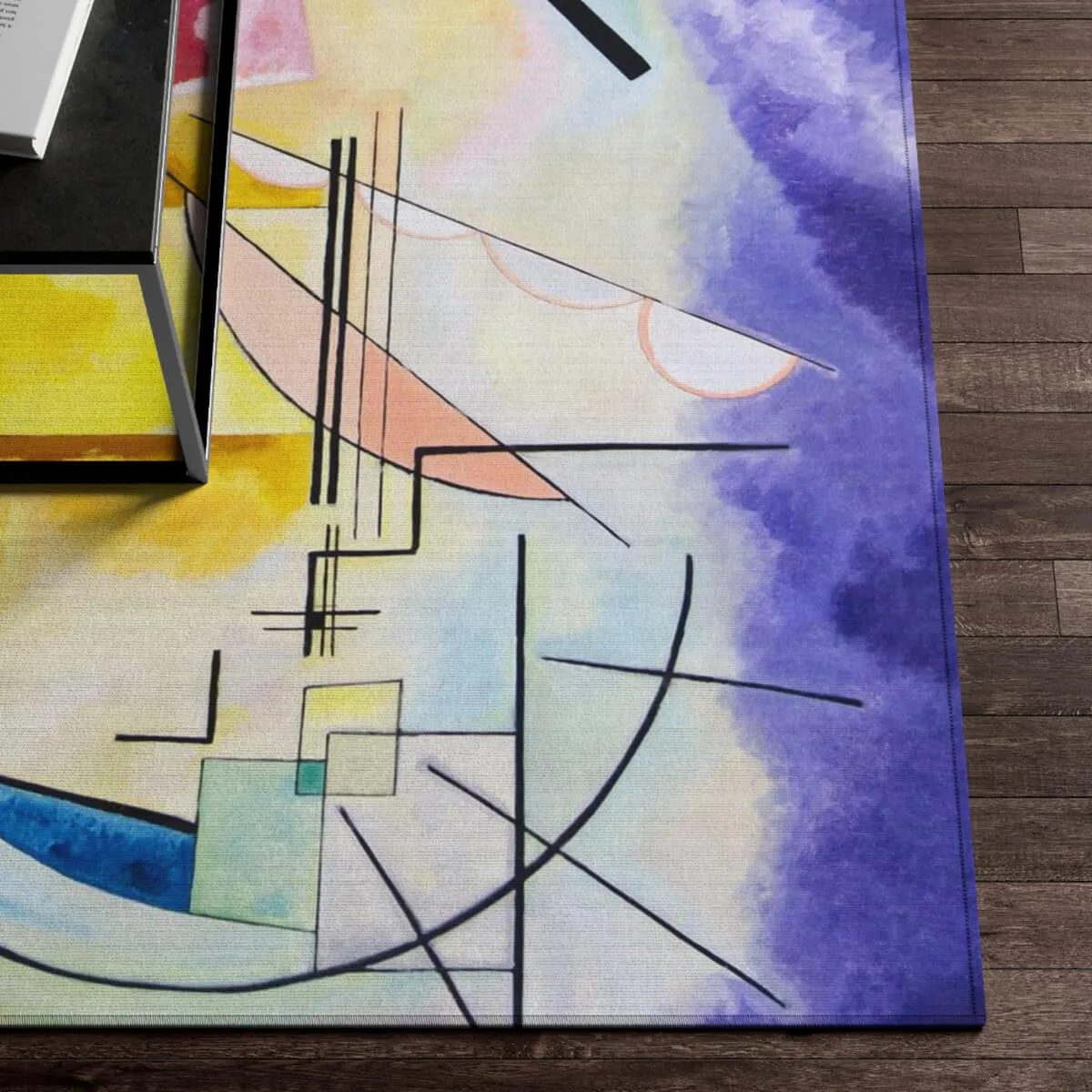 Wassily Kandinsky Yellow-Red-Blue Floor Mat