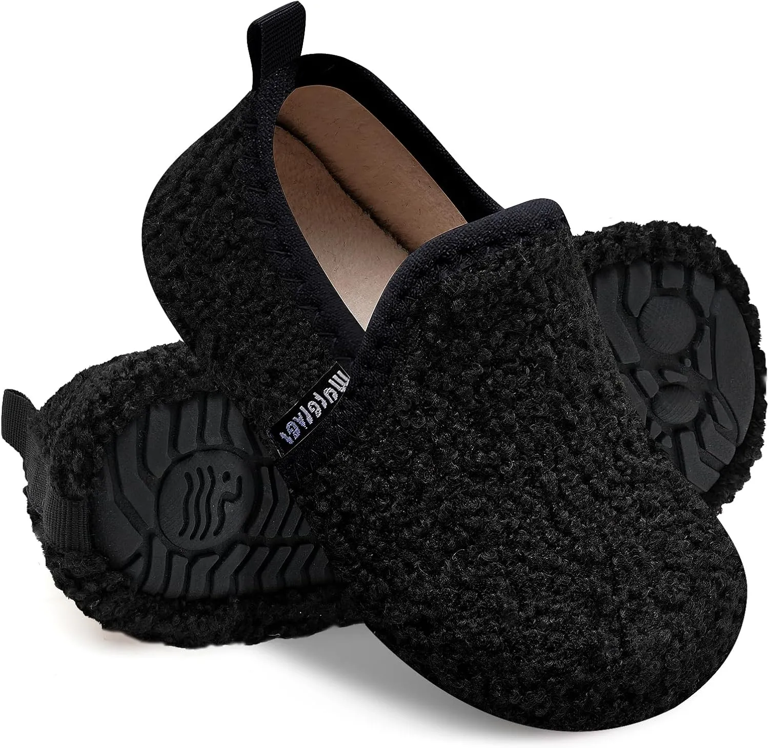 WateLves Kids Toddler Slippers Girls Boys Slip on House Shoes Lightweight Anti Slip Sock Slippers Winter Indoor Outdoor Walking Shoes