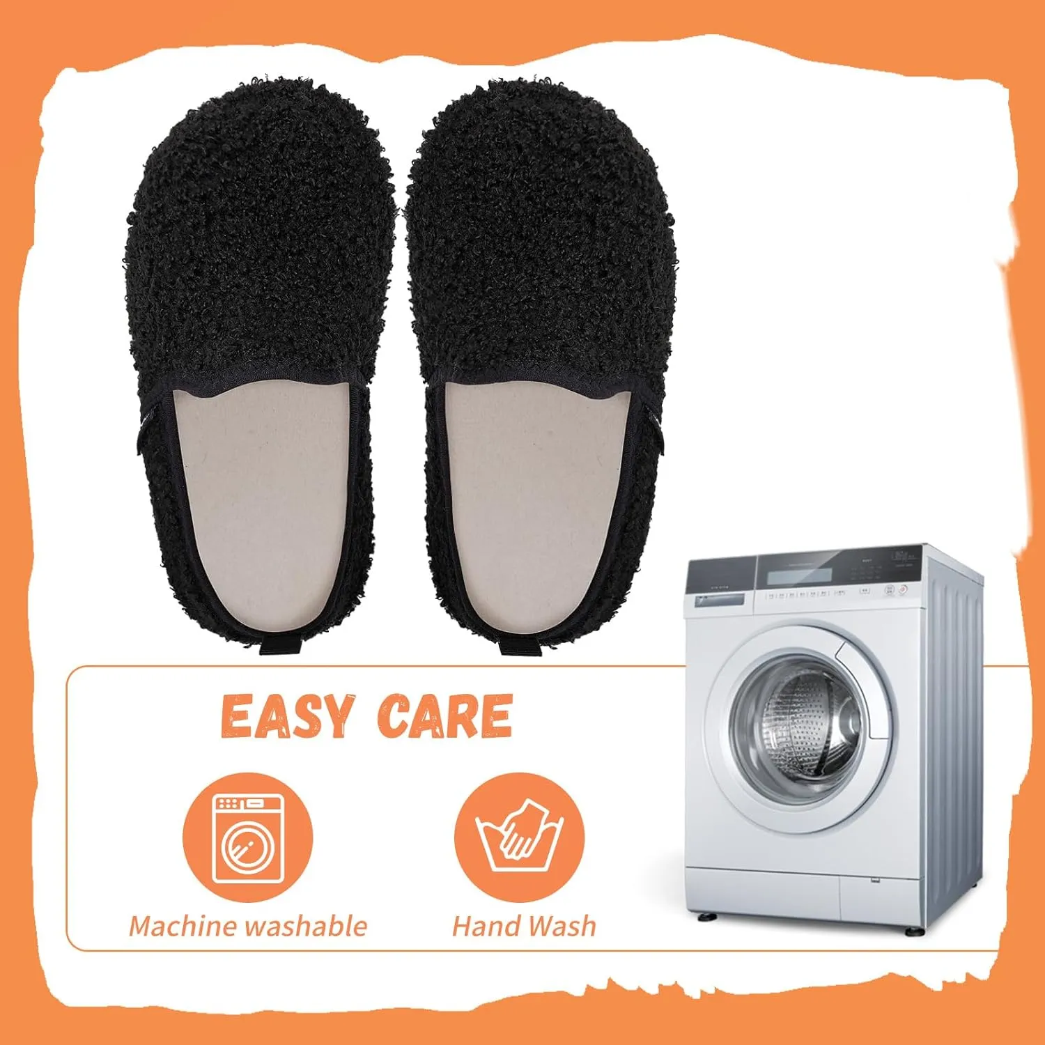 WateLves Kids Toddler Slippers Girls Boys Slip on House Shoes Lightweight Anti Slip Sock Slippers Winter Indoor Outdoor Walking Shoes
