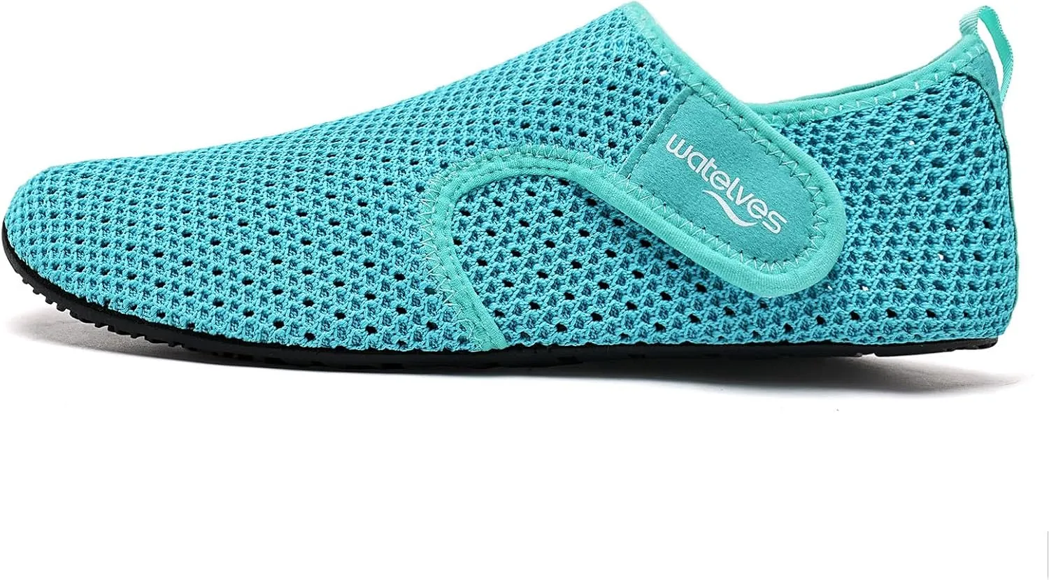 WateLves Water Shoes for Women Men Swim Beach Aqua Socks Quick Dry Barefoot House Slippers Travel Shoes with Adjustable Magic Tape for Pool Diving Boating Yoga Surf