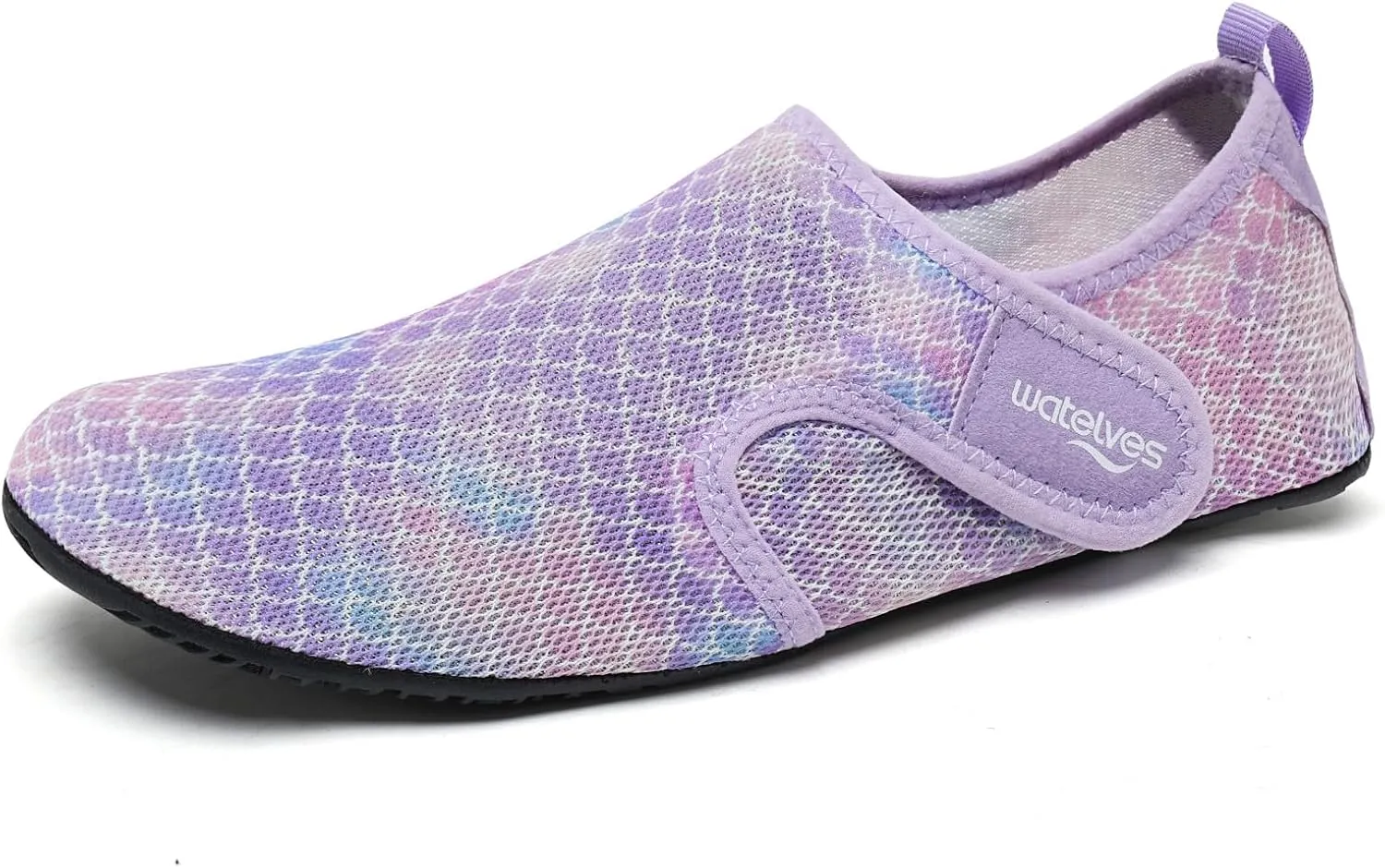 WateLves Water Shoes for Women Men Swim Beach Aqua Socks Quick Dry Barefoot House Slippers Travel Shoes with Adjustable Magic Tape for Pool Diving Boating Yoga Surf
