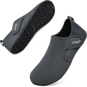 WateLves Water Shoes for Women Men Swim Beach Aqua Socks Quick Dry Barefoot House Slippers Travel Shoes with Adjustable Magic Tape for Pool Diving Boating Yoga Surf