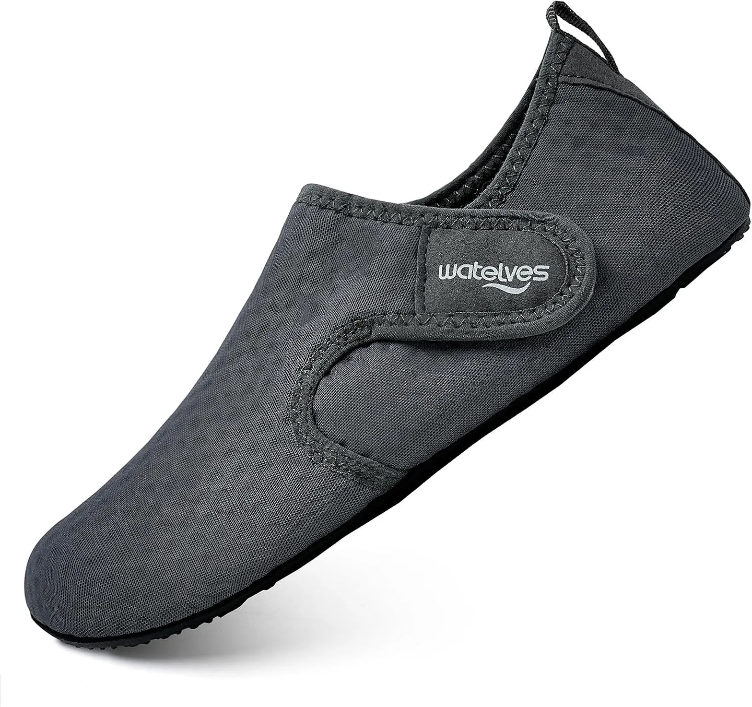 WateLves Water Shoes for Women Men Swim Beach Aqua Socks Quick Dry Barefoot House Slippers Travel Shoes with Adjustable Magic Tape for Pool Diving Boating Yoga Surf