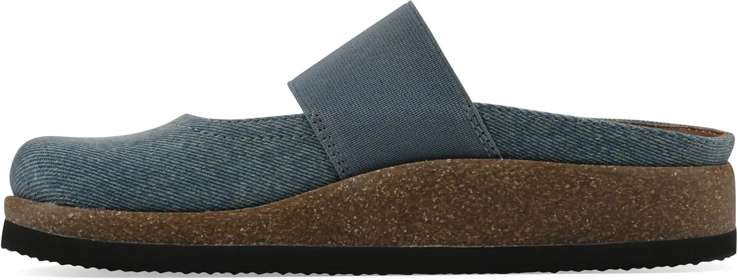 WHITE MOUNTAIN Women's Bassi Keyhole Signature Comfort-Molded Footbed Mule