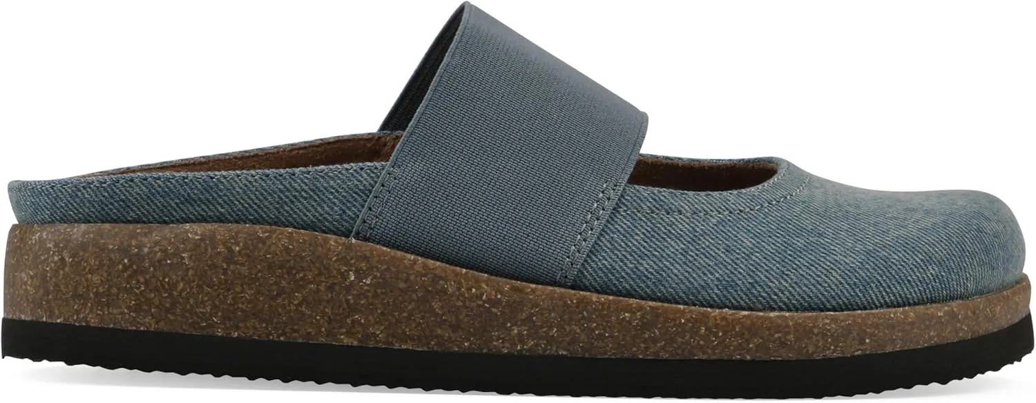 WHITE MOUNTAIN Women's Bassi Keyhole Signature Comfort-Molded Footbed Mule