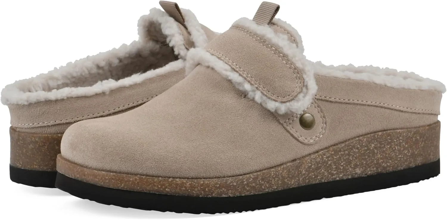 WHITE MOUNTAIN Women's Baylen Faux Fur Footbed Clog