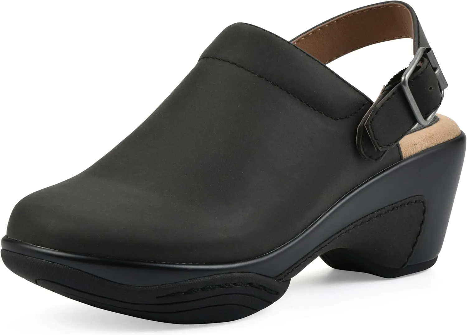 WHITE MOUNTAIN Women's Viewable Heeled Clog