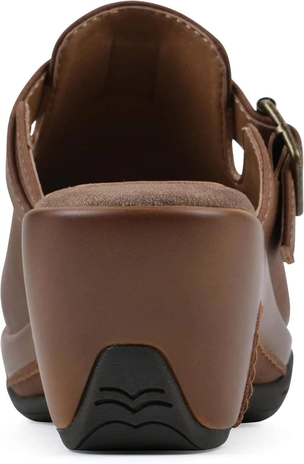 WHITE MOUNTAIN Women's Viewed Heeled Clog