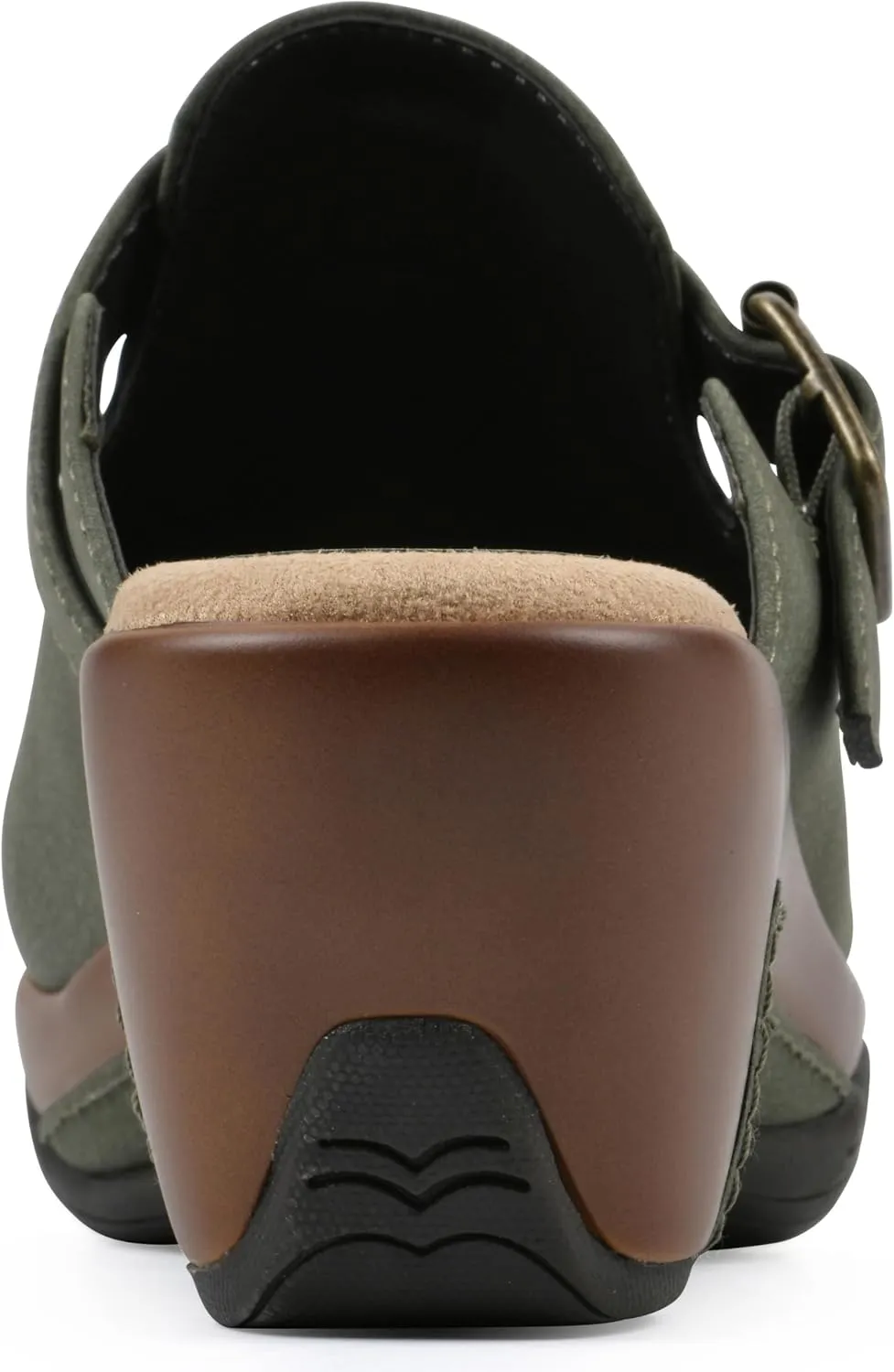 WHITE MOUNTAIN Women's Viewed Heeled Clog