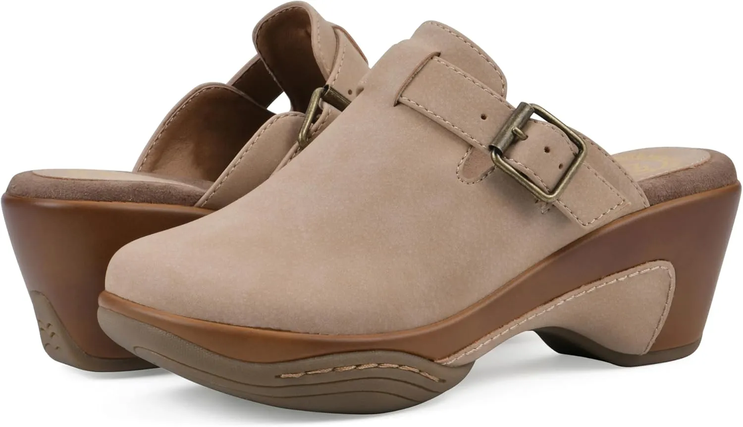 WHITE MOUNTAIN Women's Viewed Heeled Clog