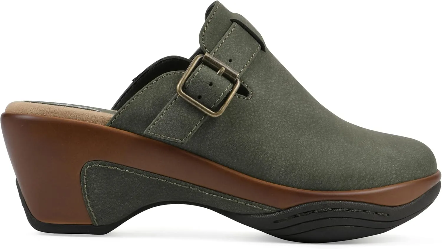 WHITE MOUNTAIN Women's Viewed Heeled Clog