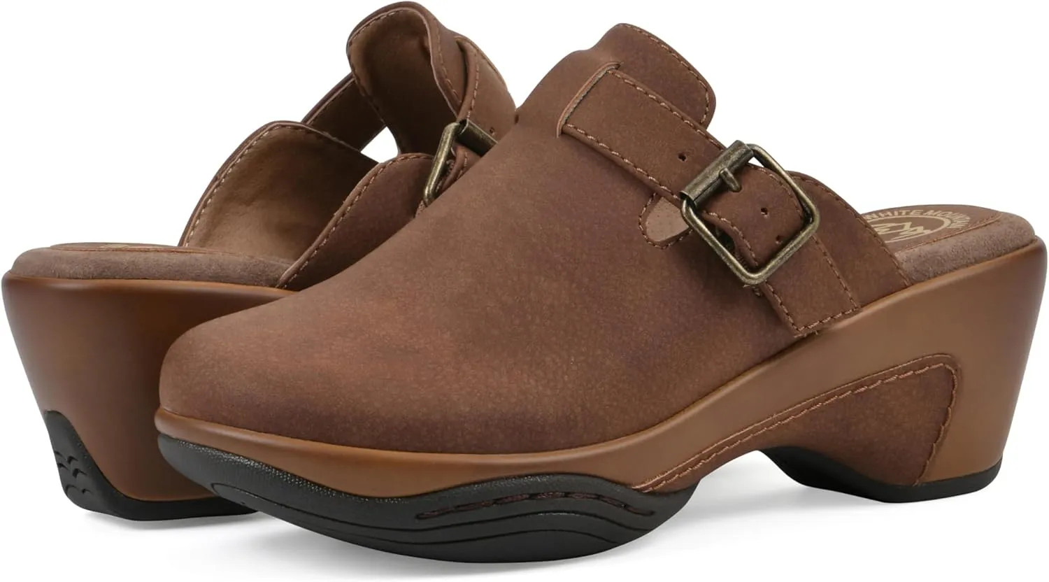 WHITE MOUNTAIN Women's Viewed Heeled Clog