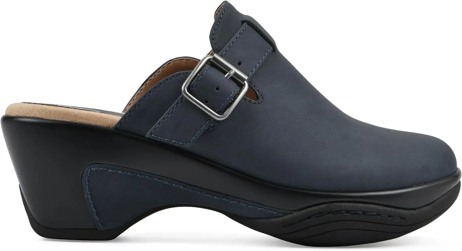 WHITE MOUNTAIN Women's Viewed Heeled Clog