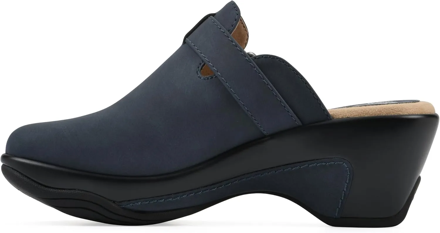 WHITE MOUNTAIN Women's Viewed Heeled Clog