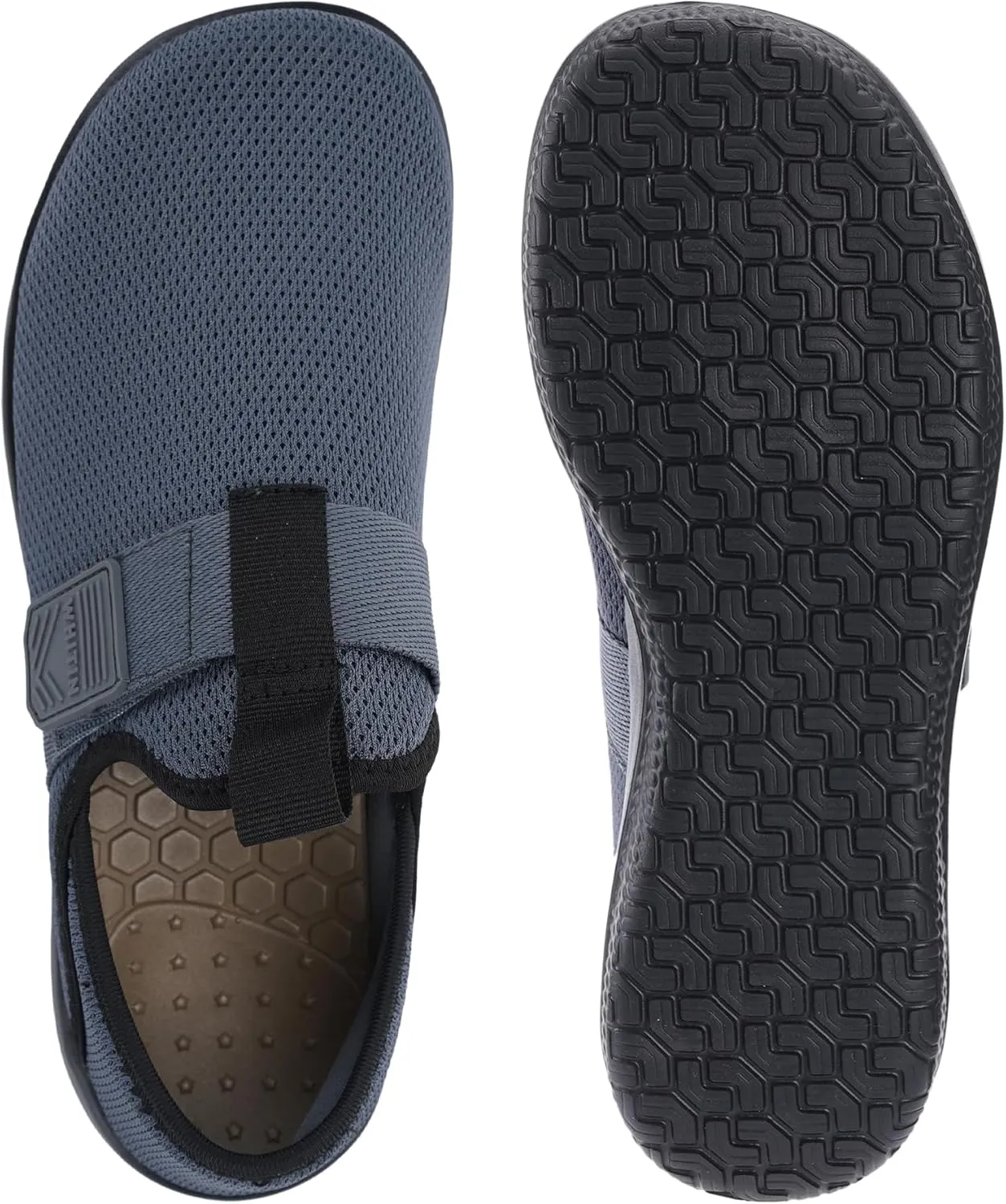 WHITIN Men's Mesh Water Walking Shoes | Quick Drying Summer Sneakers | Collapsible Heel