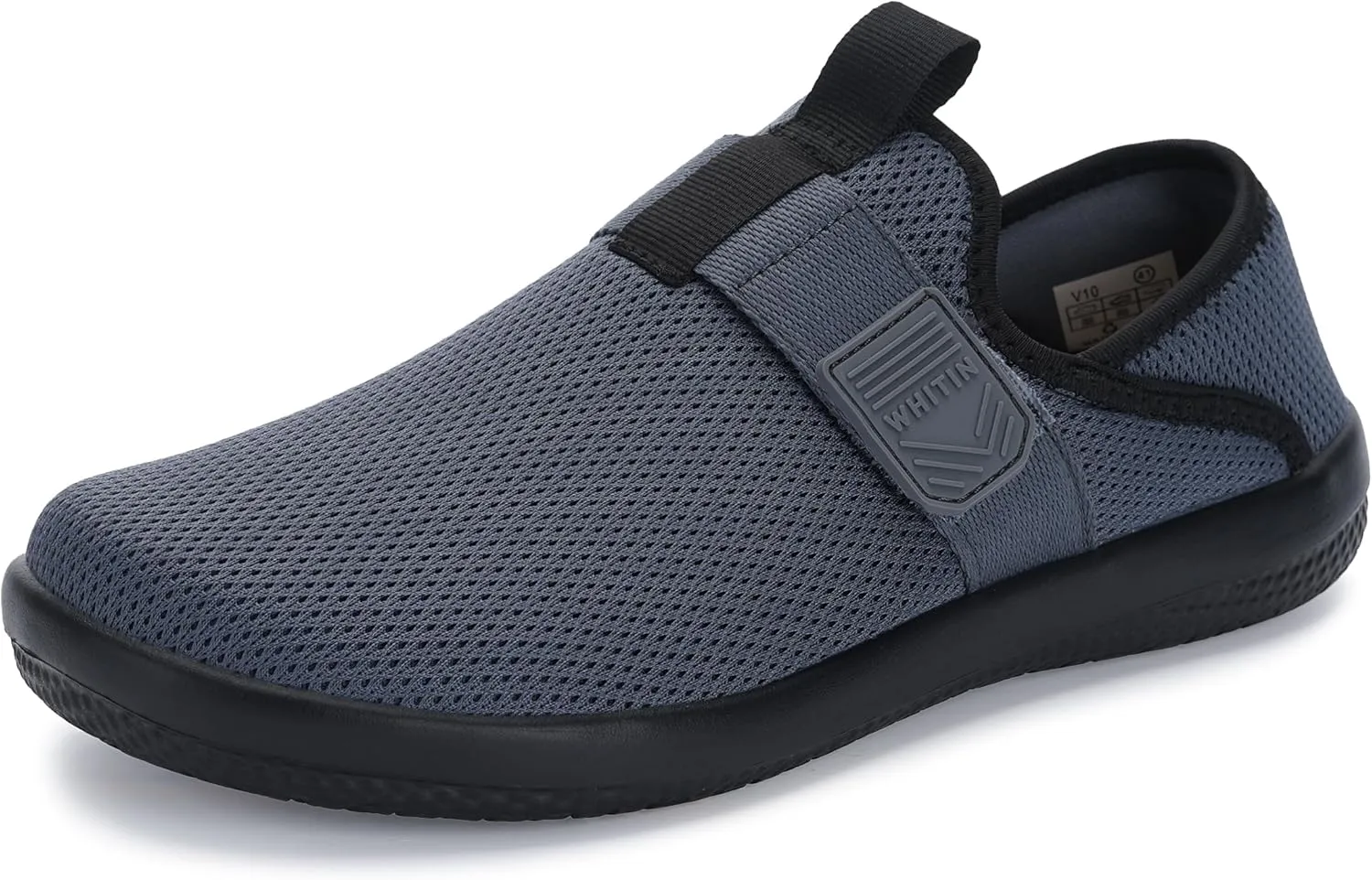 WHITIN Men's Mesh Water Walking Shoes | Quick Drying Summer Sneakers | Collapsible Heel