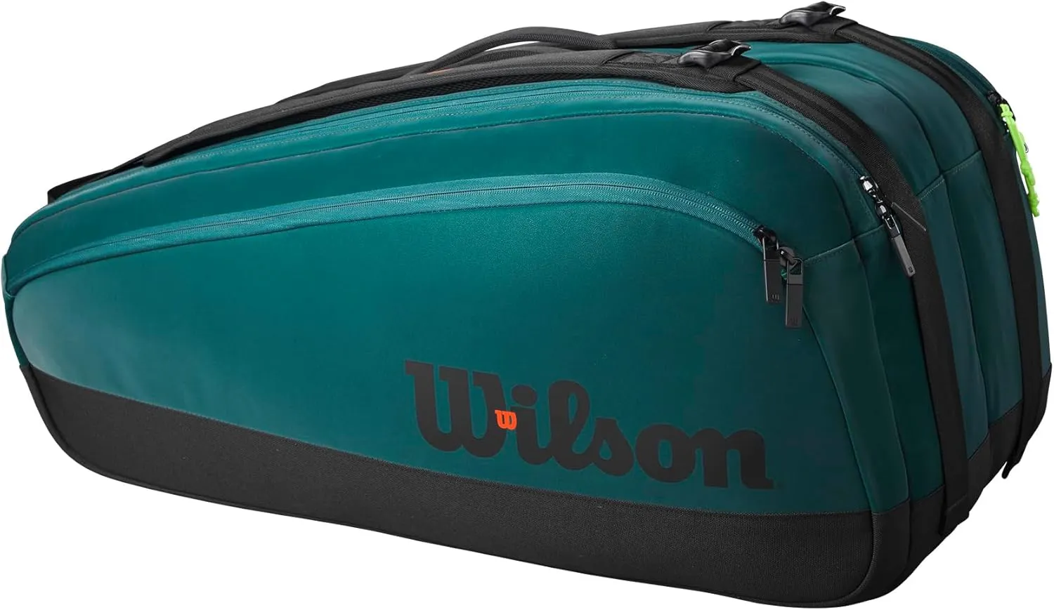 WILSON Blade V9 Super Tour Tennis Racket Bags - Green/Black
